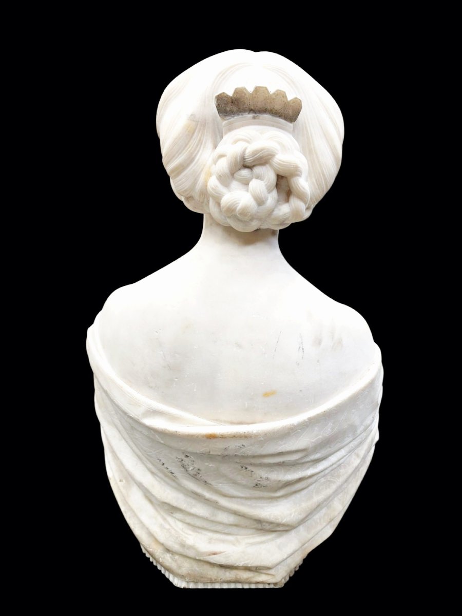 Bust Made Of Carrara Marble -photo-3