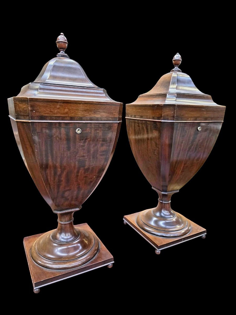 A Pair Of Covered Urns-photo-3