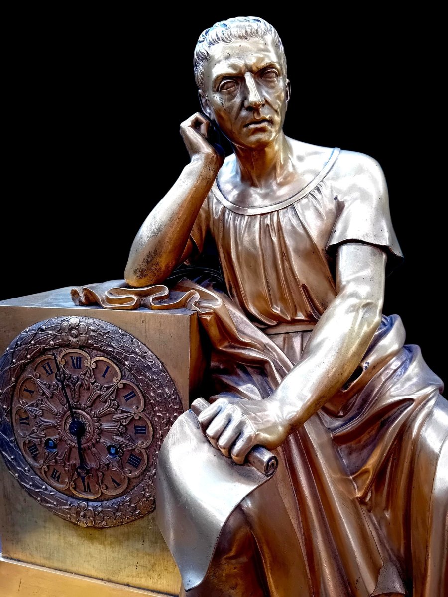 Pendule bronze doré Thomire-photo-3