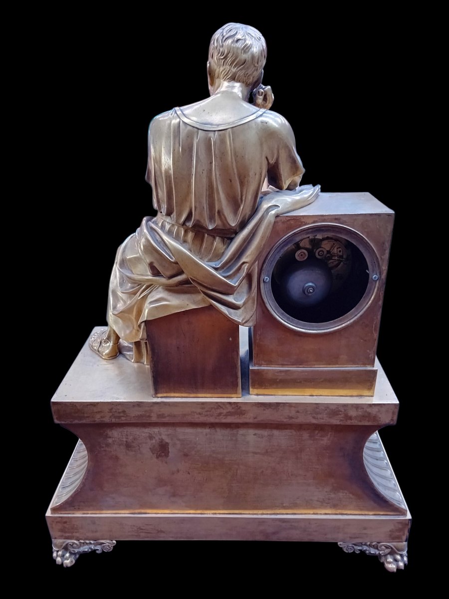Pendule bronze doré Thomire-photo-6