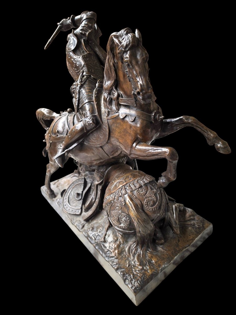 Bronze combat de Charles Martel-photo-1