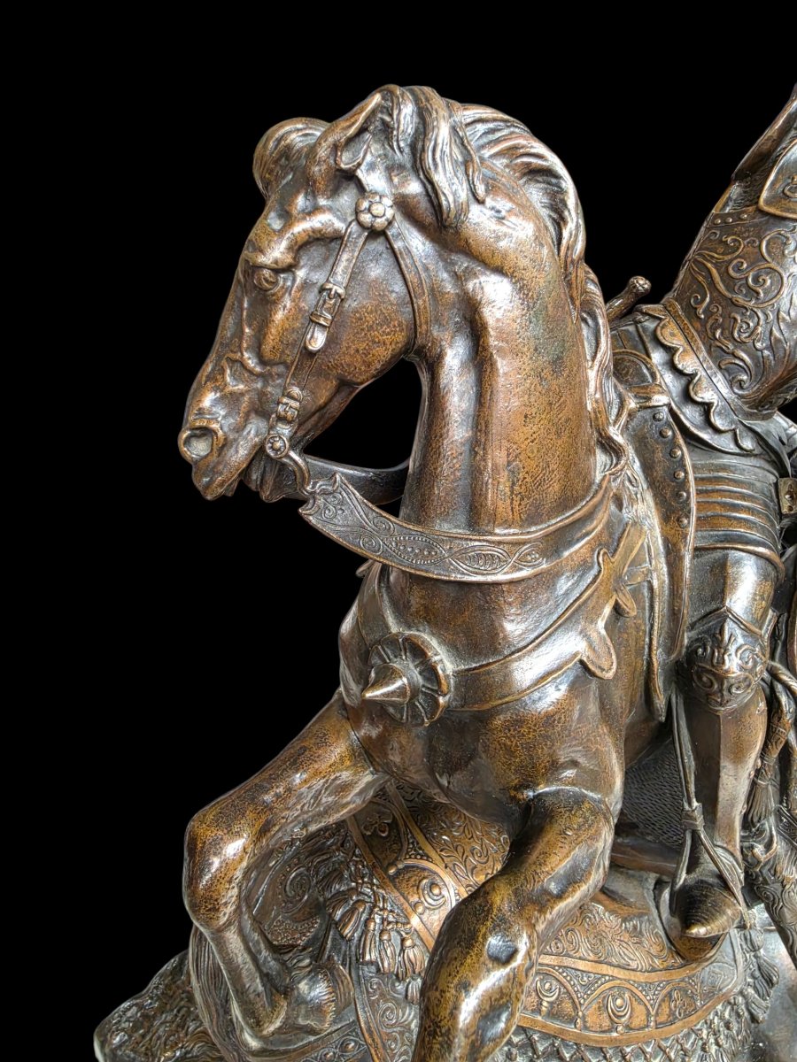 Bronze combat de Charles Martel-photo-3