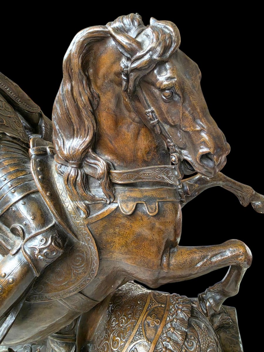 Bronze combat de Charles Martel-photo-6