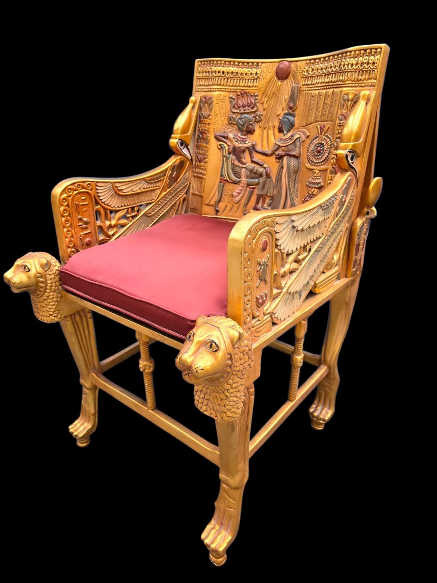 Gilded Wooden Throne -photo-2