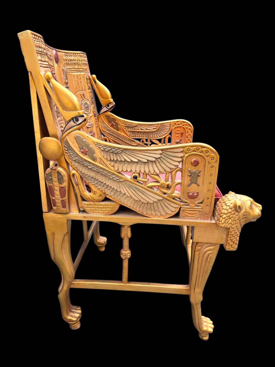 Gilded Wooden Throne -photo-4