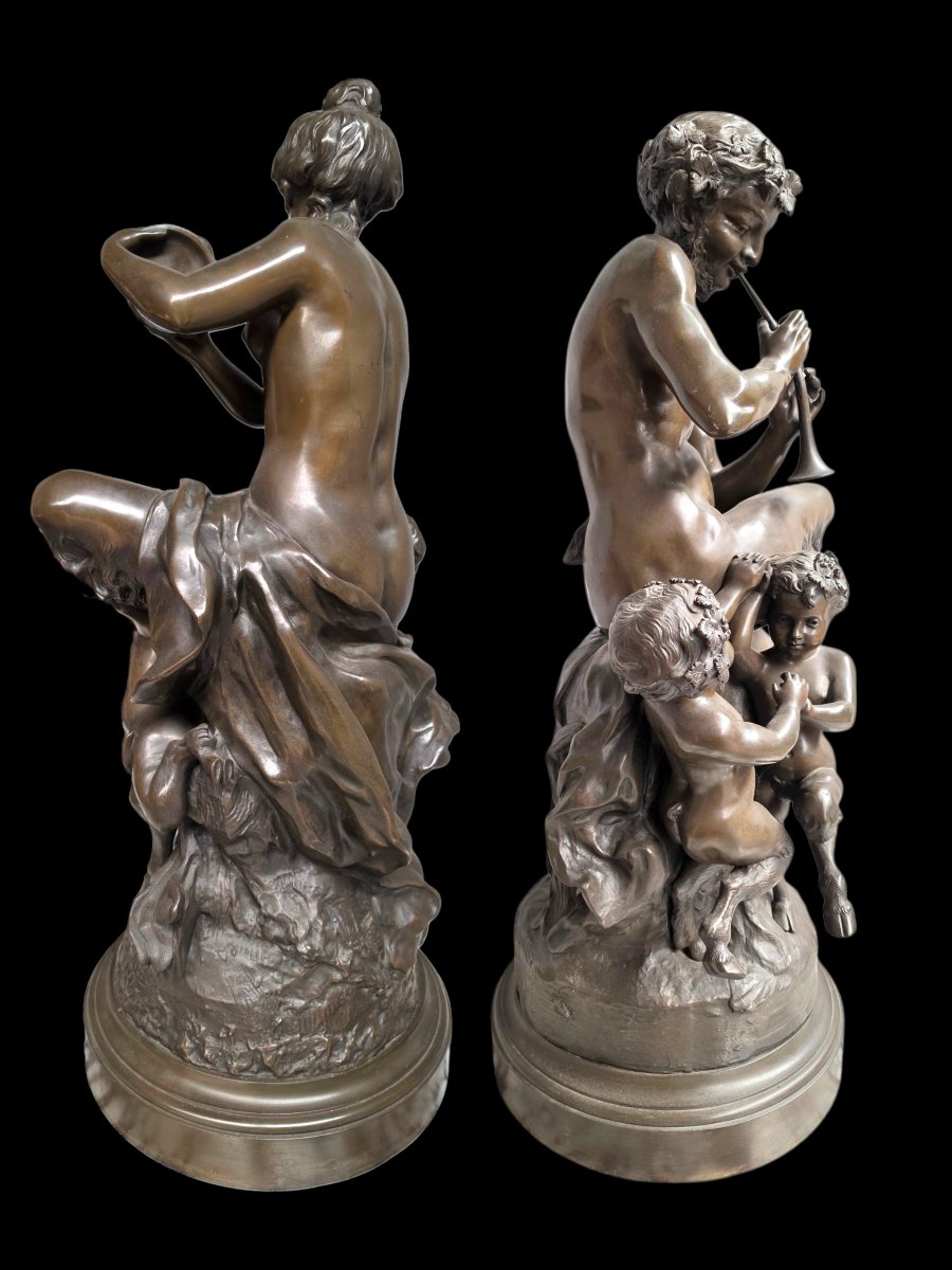 A Pair Of Bronze Sculptures-photo-4