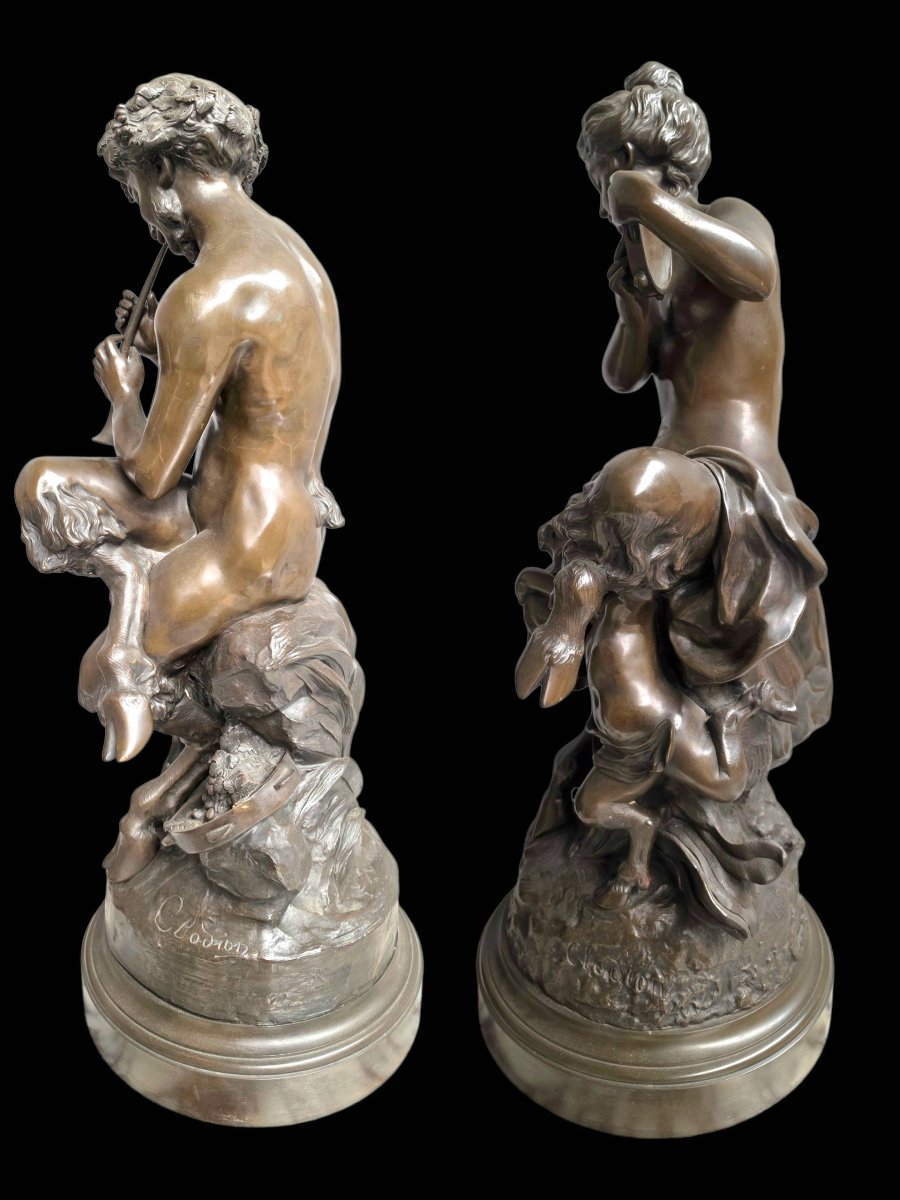 A Pair Of Bronze Sculptures-photo-6