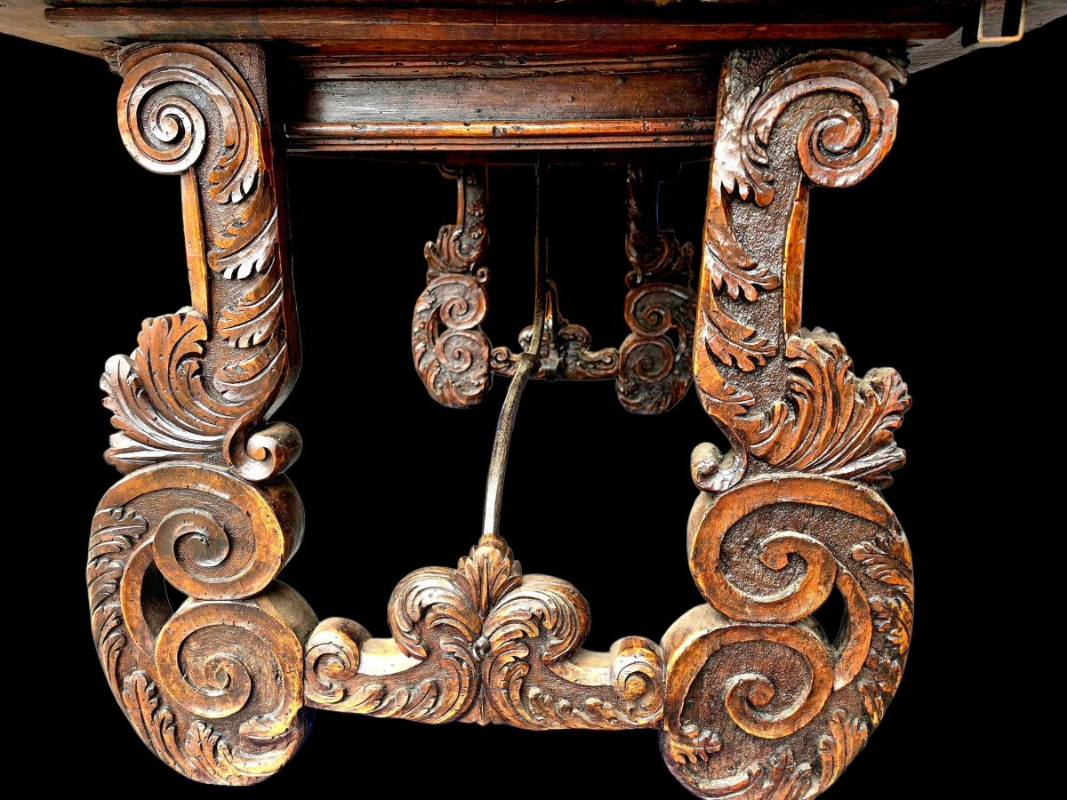 Table espagnole en noyer -photo-3