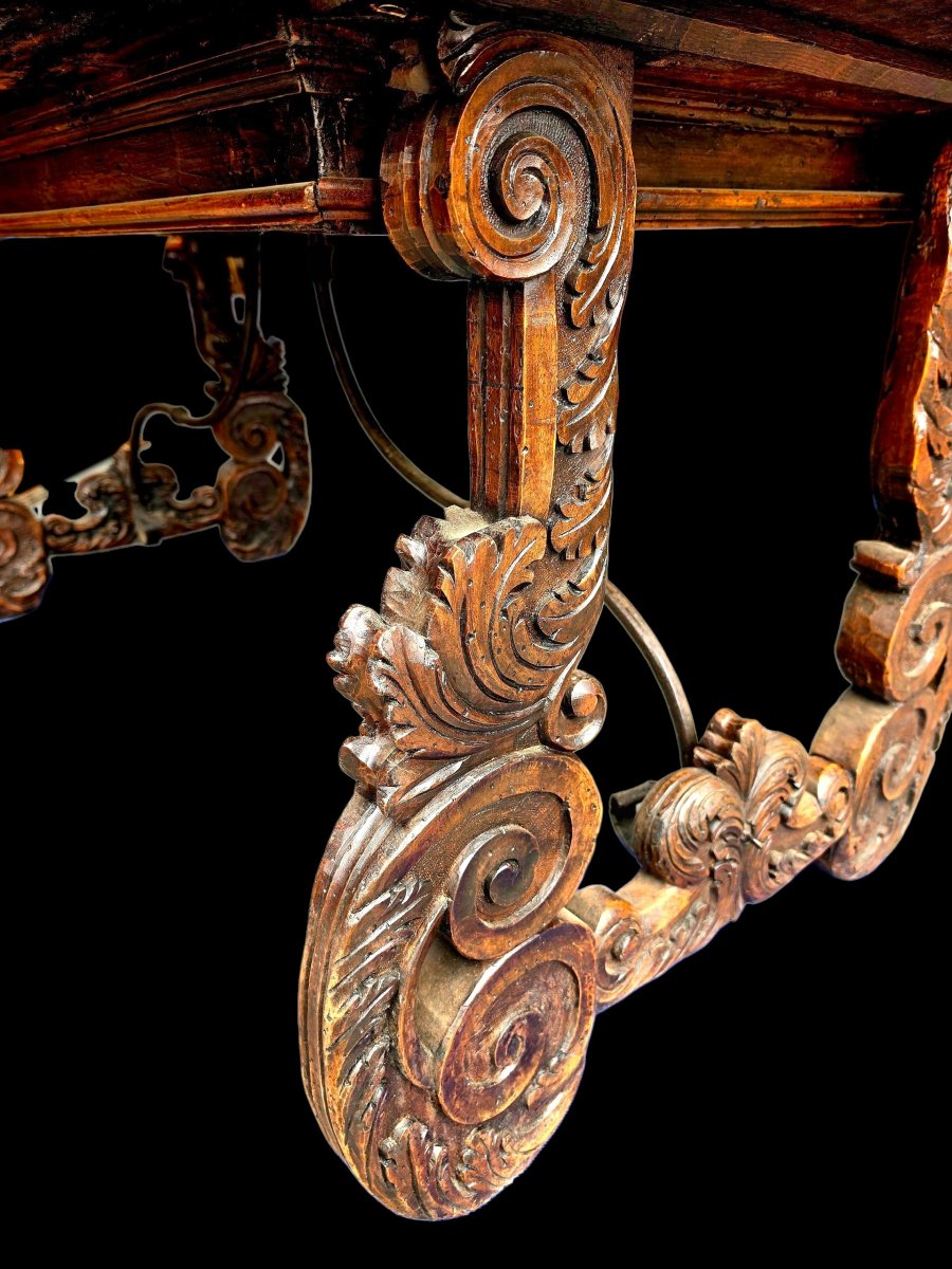 Table espagnole en noyer -photo-4