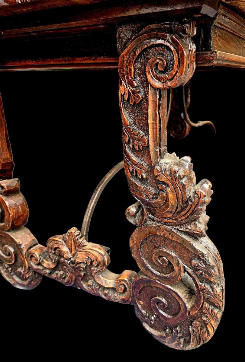 Table espagnole en noyer -photo-3