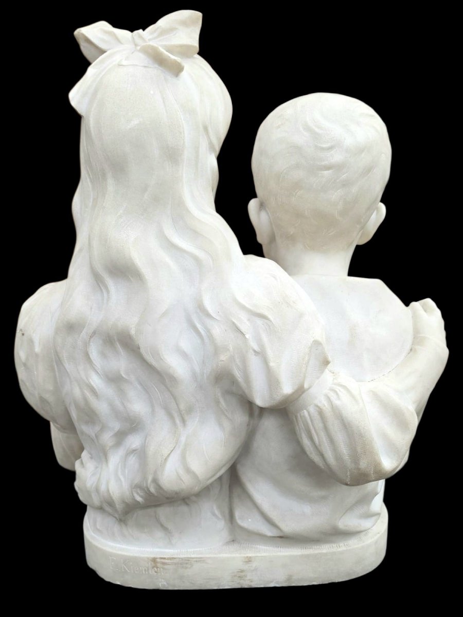 Bust Made Of Carrara Marble -photo-2