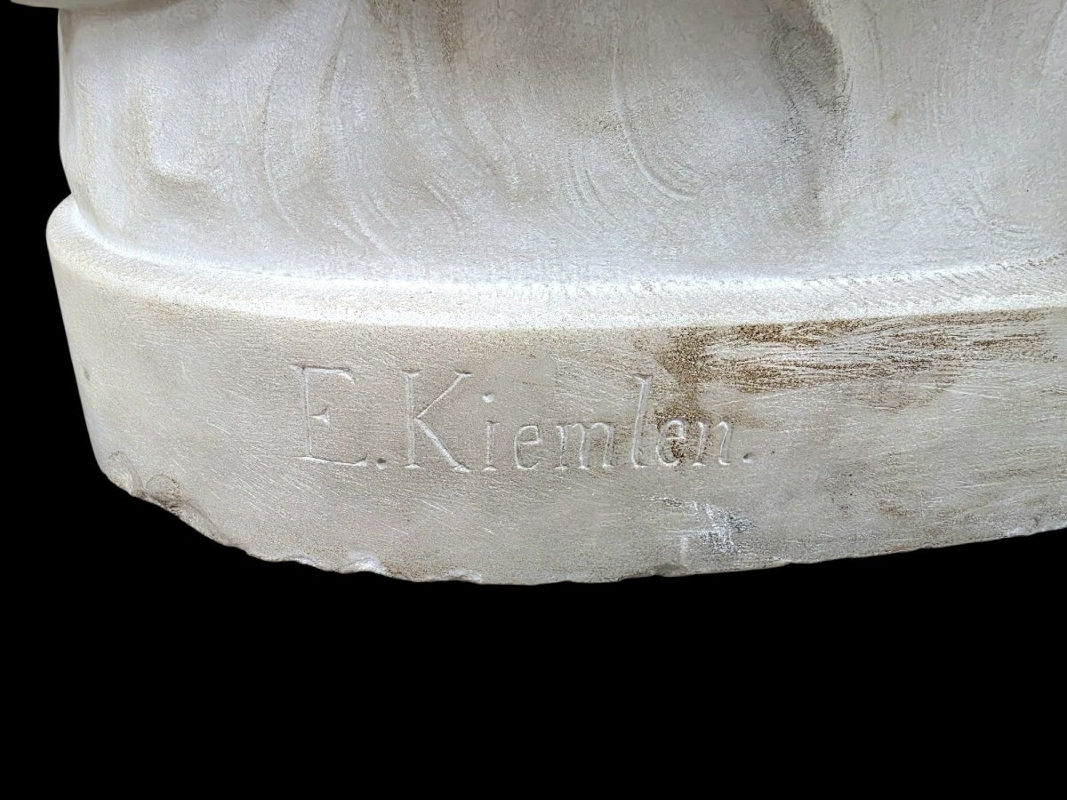 Bust Made Of Carrara Marble -photo-3
