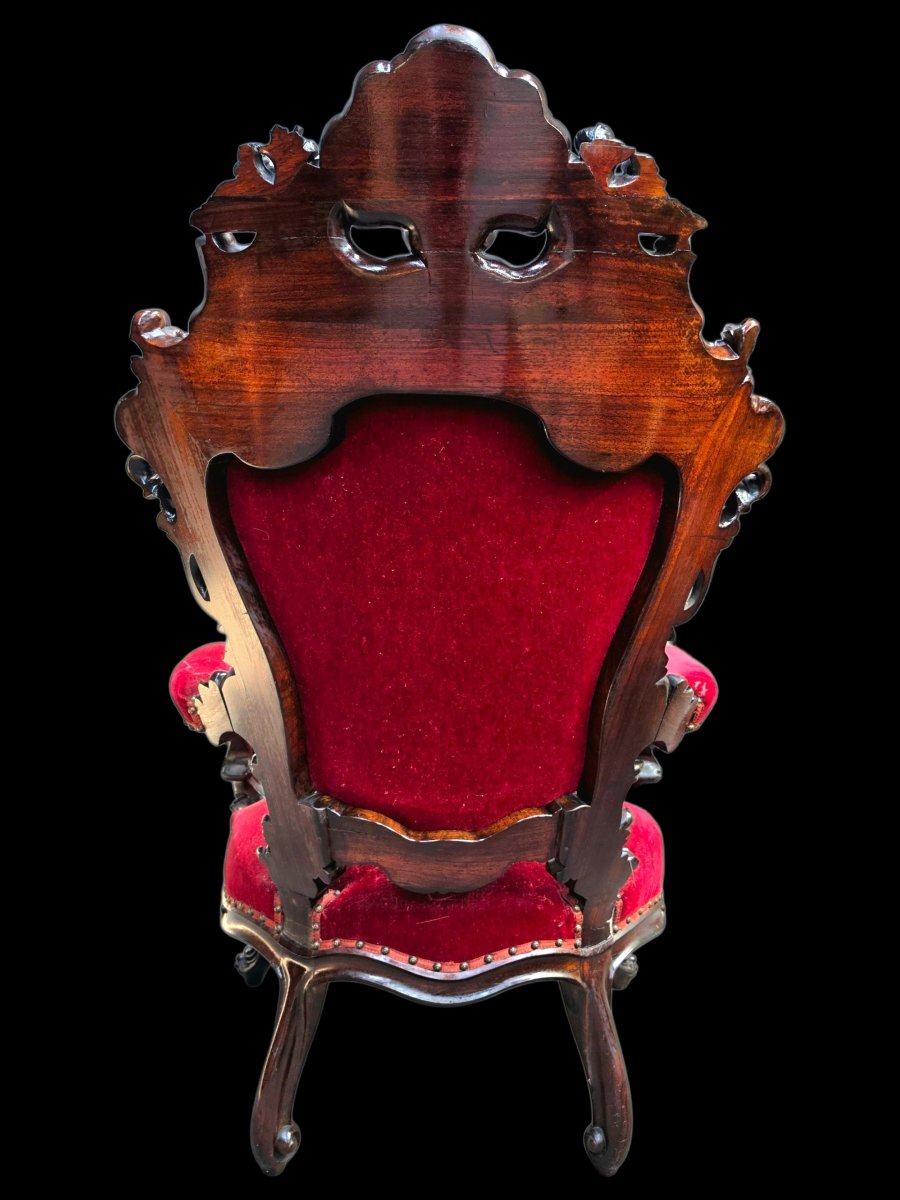 Fauteuil sculpté -photo-5