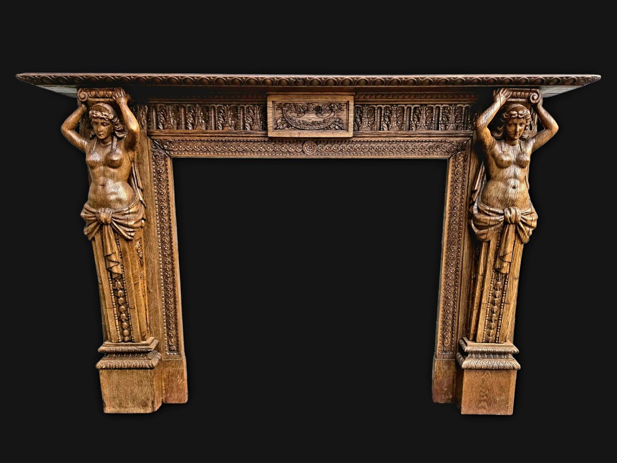 Cheminée en chêne 