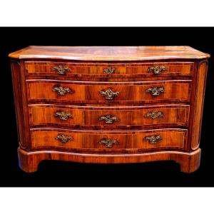 Walnut Chest Of Drawers 