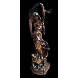 Bronze " Le char de L' Aurore"