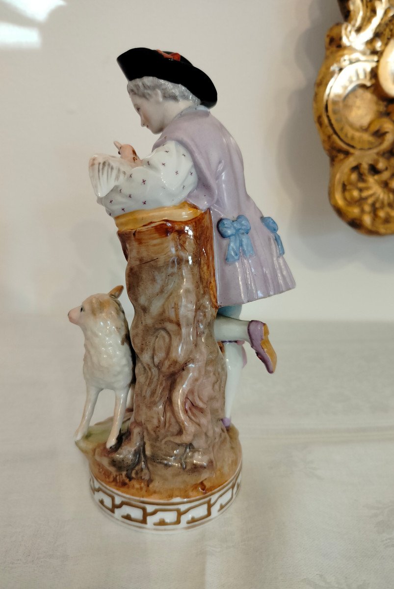 Statuette Meissen-messenger With Dove-photo-3