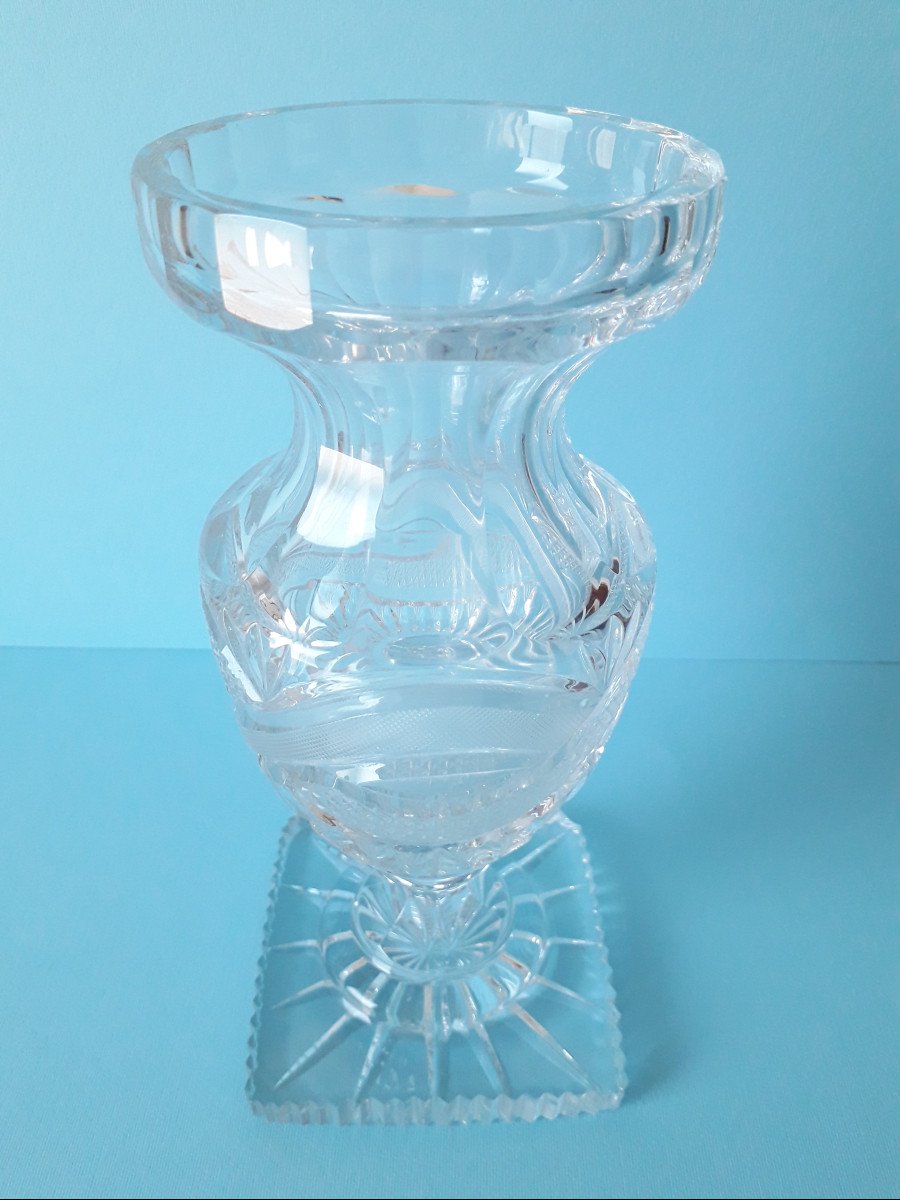 Crystal Vase Cut Bohemian