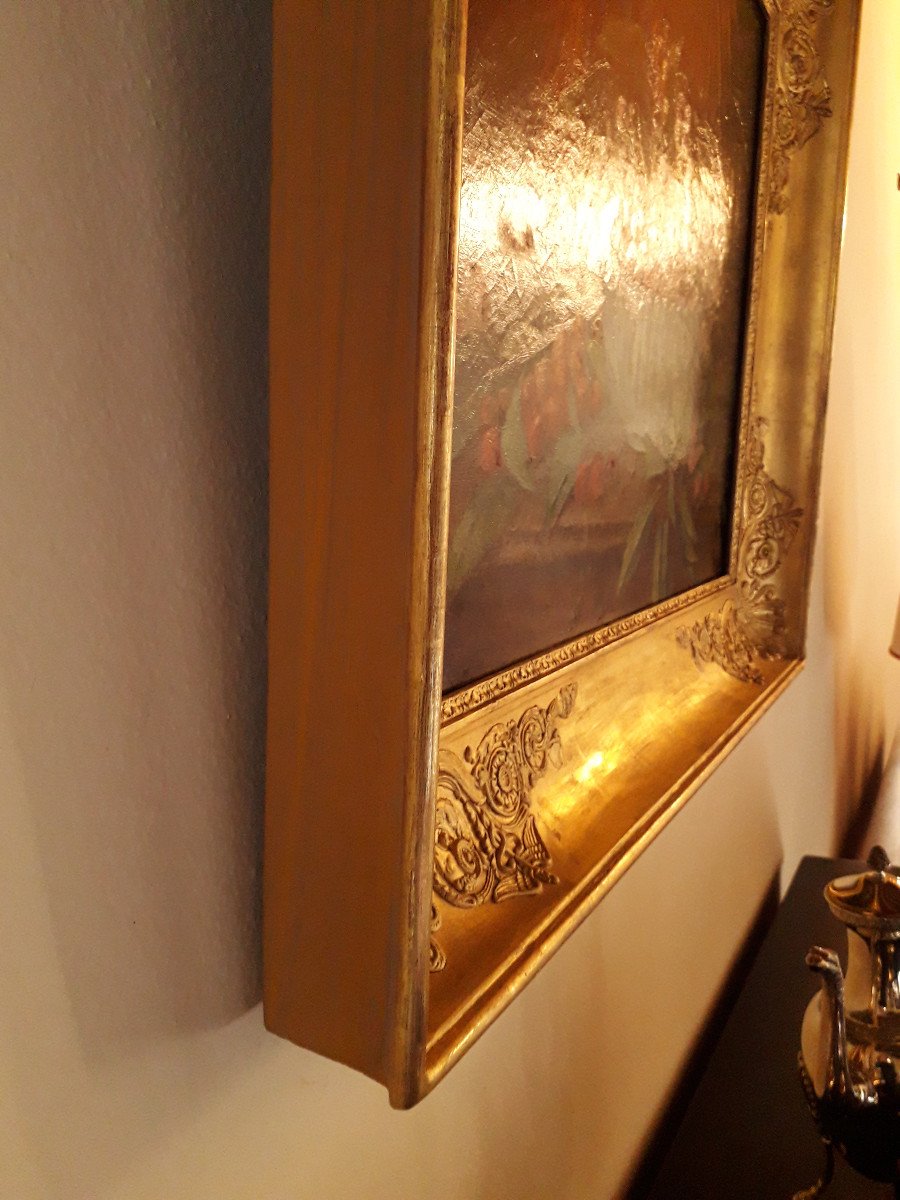 Nature Morte Aux Cerises tableau huile sur toile -photo-6