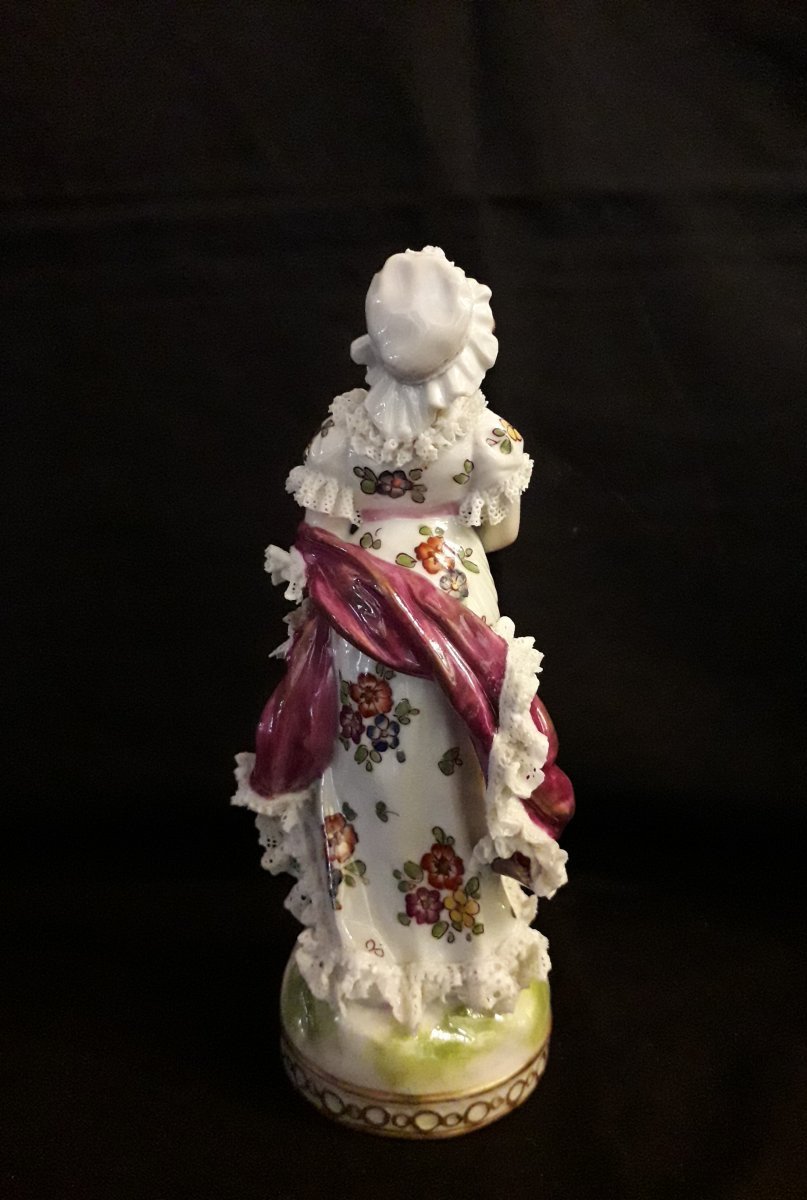 Statuettes-Porcelaine DRESDEN  et SEVRES XIX s.-photo-5