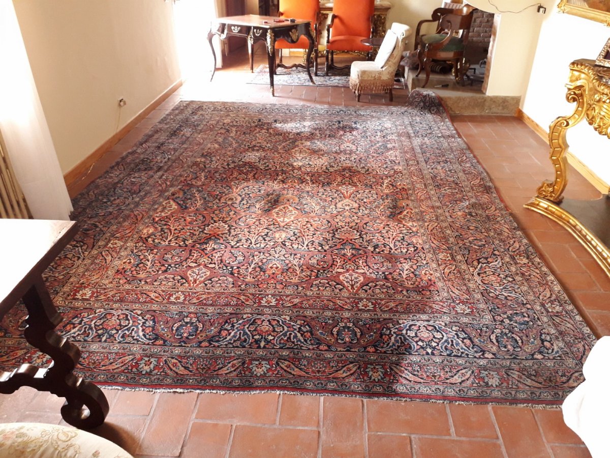 Persian Iranian Carpet  410 X 293 Cm-photo-3