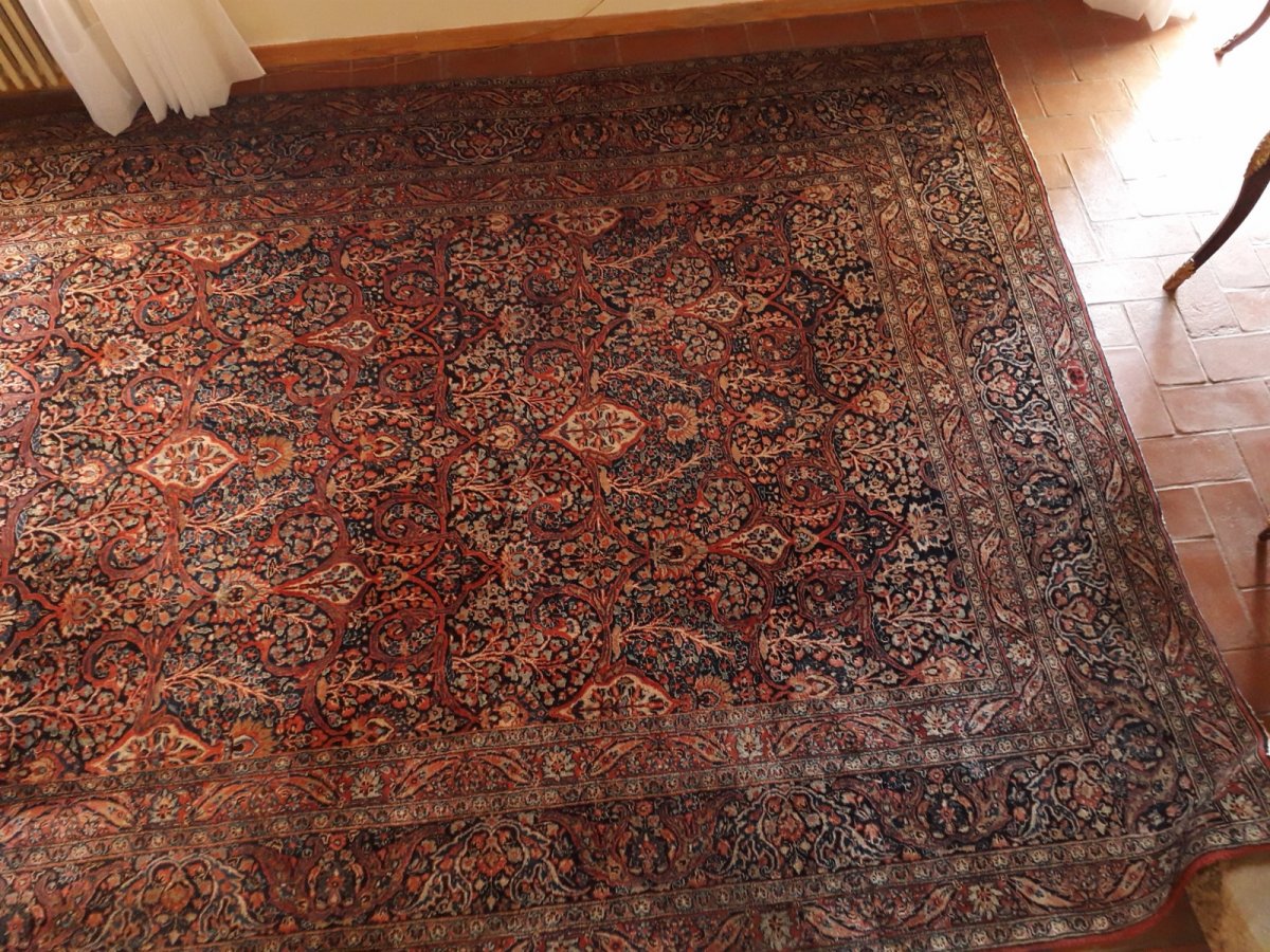 Persian Iranian Carpet  410 X 293 Cm-photo-4