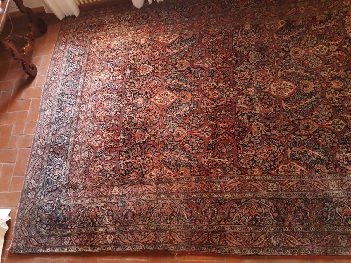 Persian Iranian Carpet  410 X 293 Cm-photo-5