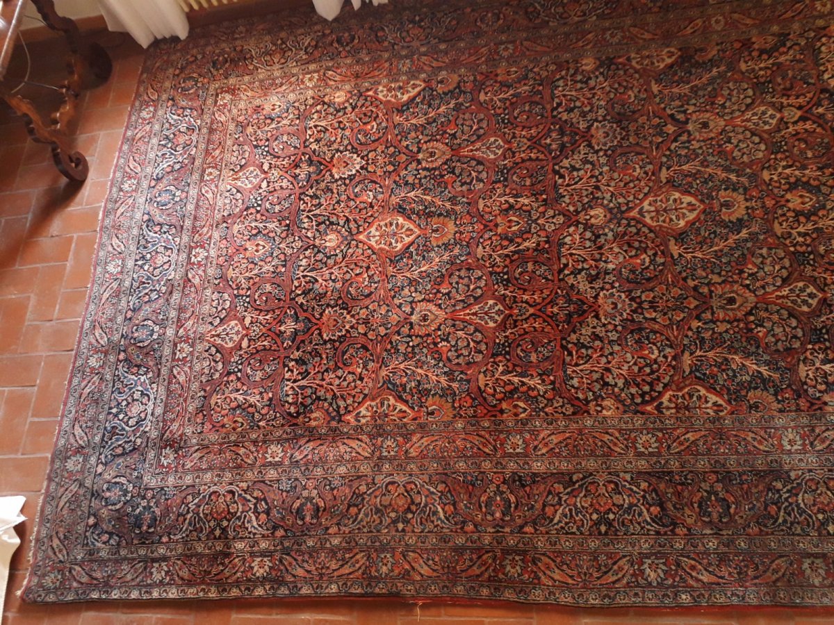  Tapis Persan Kashan, Iran  410 x 293 cm-photo-5