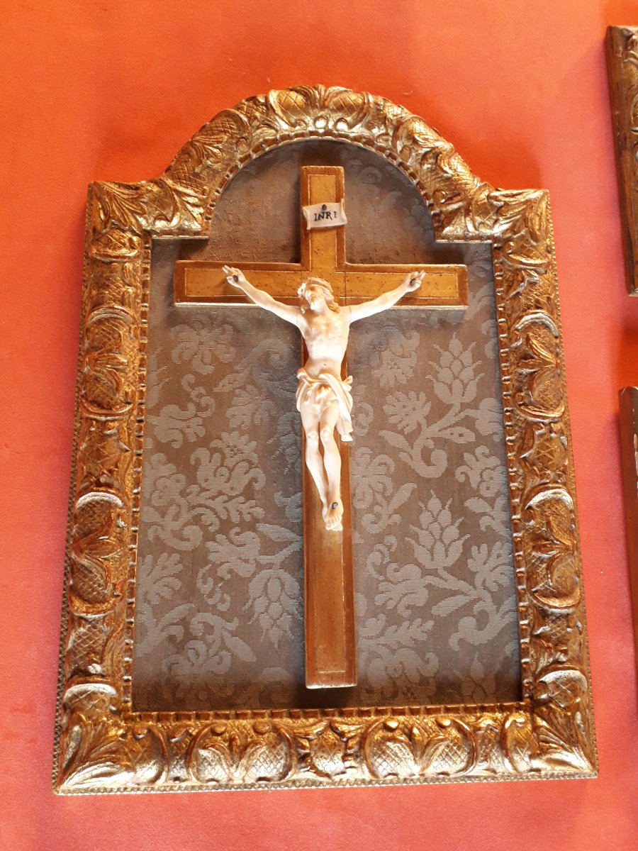 Christ crucifié en os XIX-photo-2