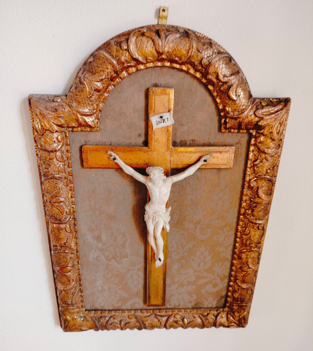 Christ crucifié en os XIX-photo-4