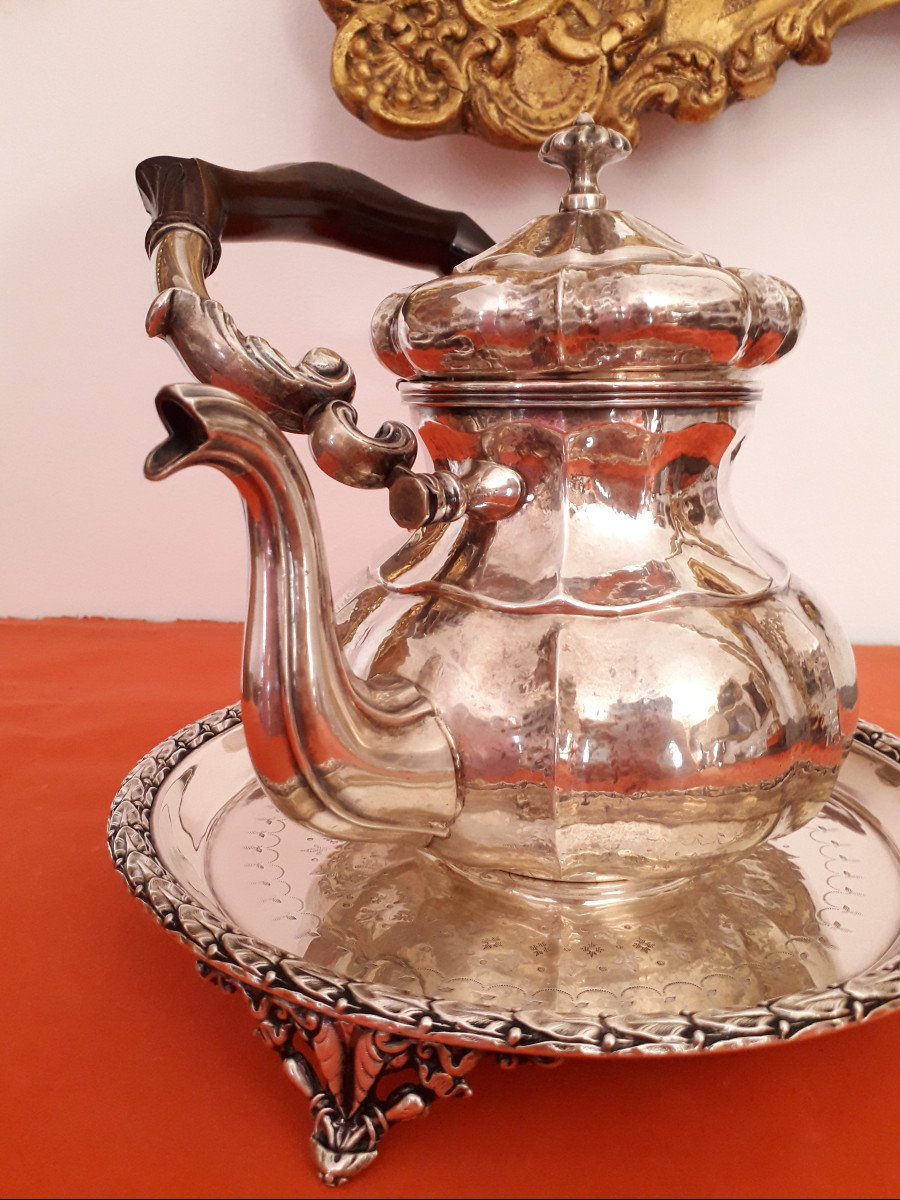 800 Silver Teapot XX Venice -photo-2