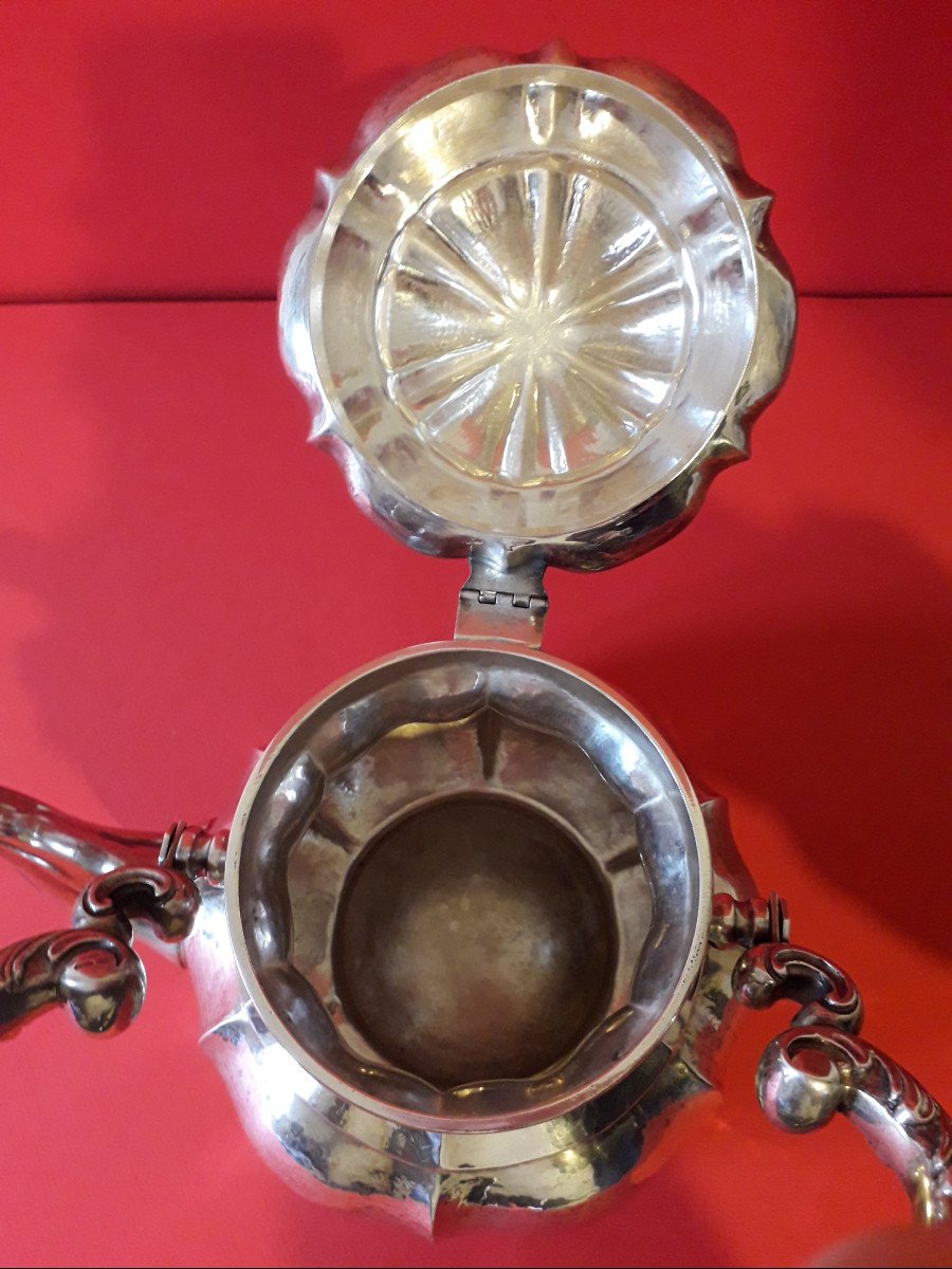 800 Silver Teapot XX Venice -photo-7