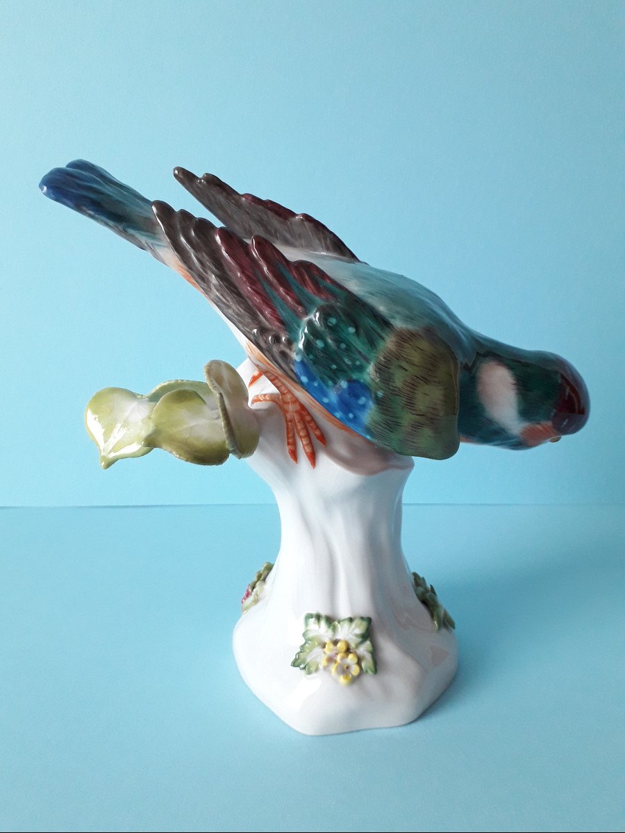 Oiseaux en Porcelaine de Meissen et Saxe-photo-2