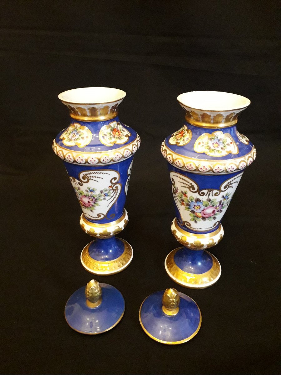 Sèvres XIX siècle - Vases en Porcelaine-photo-4