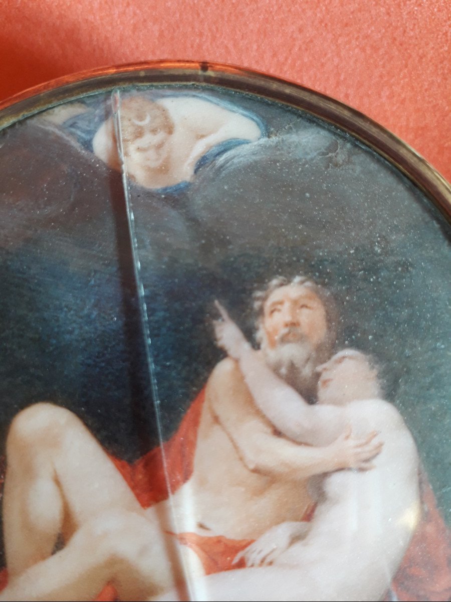 Snuff Box, Wood And Painted Ivory,  Jupiter With Semele And Juno, Italy,  1799 -photo-4