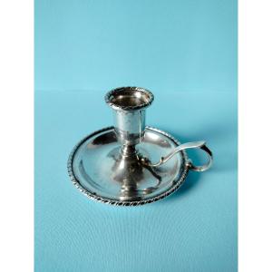 Hand Candle Holder  Solid Silver