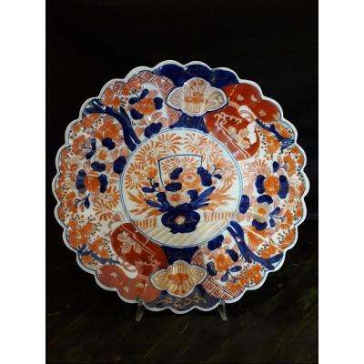 Imari Porcelain  Plate  Diam. 32 Cm