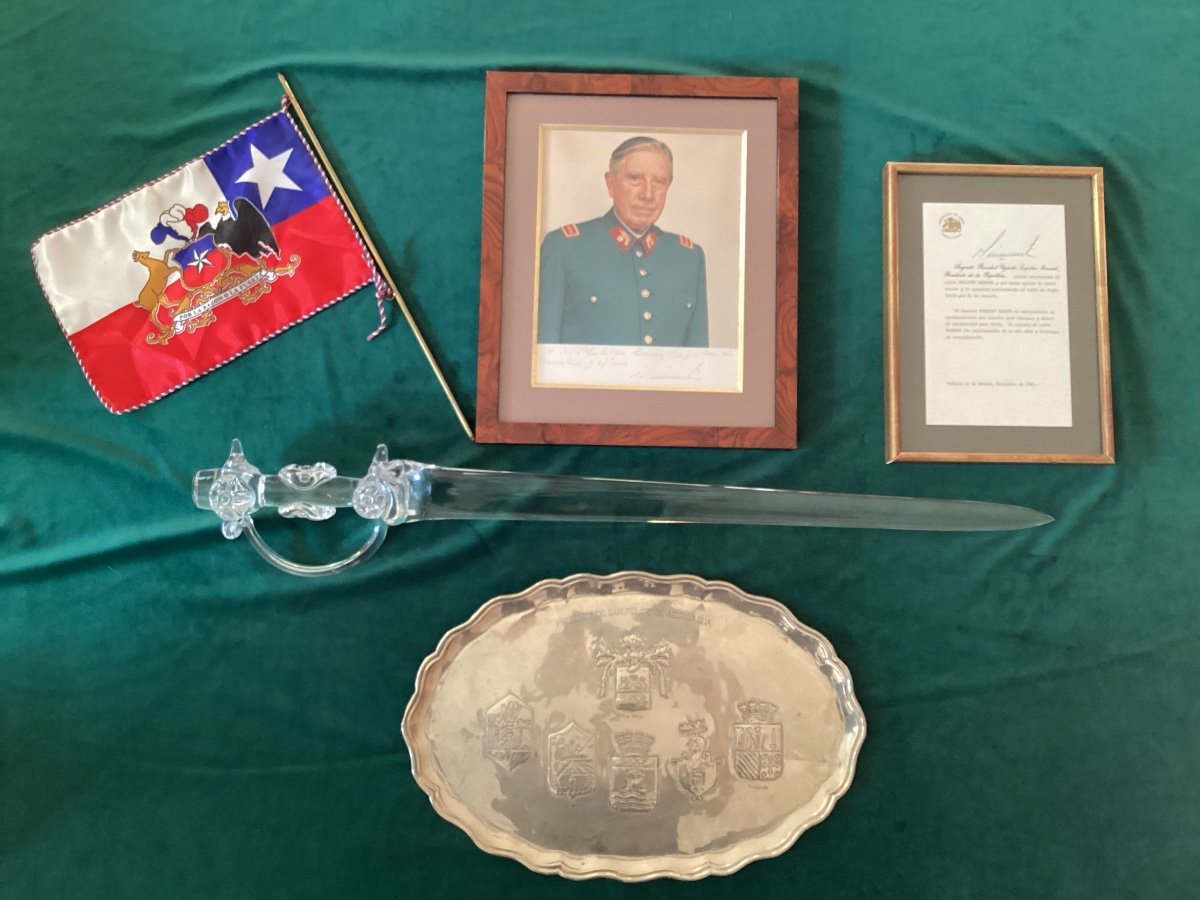 Presents Offered By President Pinochet Auguste President Of Chile