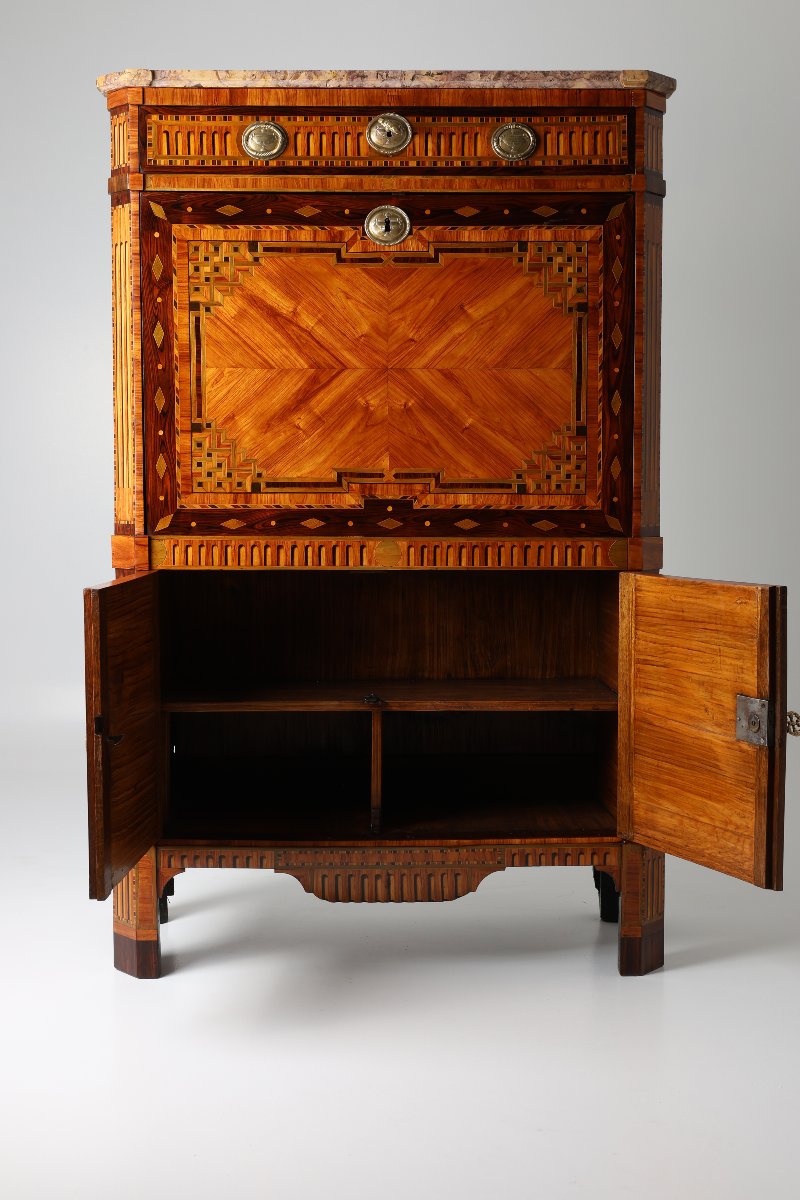 Louis XVI Secrétaire à Abattant, France, Circa 1780-photo-3