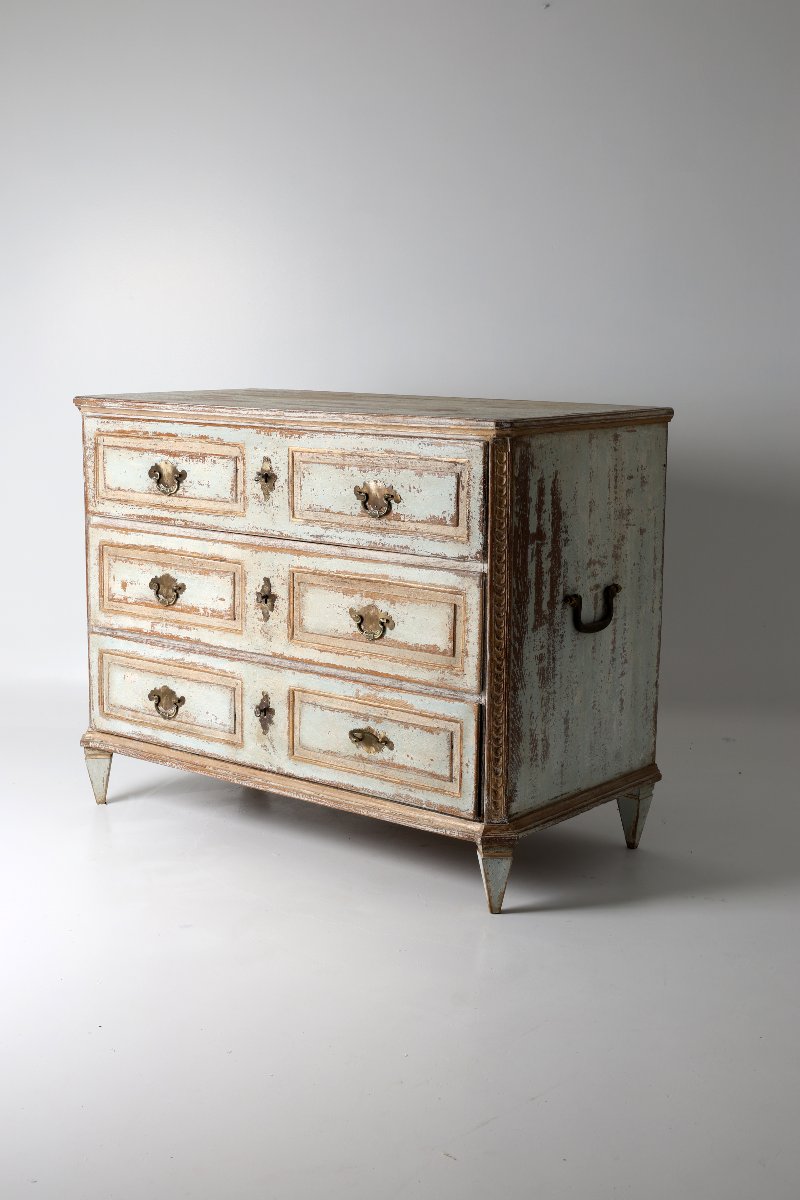 Early 19th-century Gustavian-style Chest Of Drawers, Circa 1800-photo-6