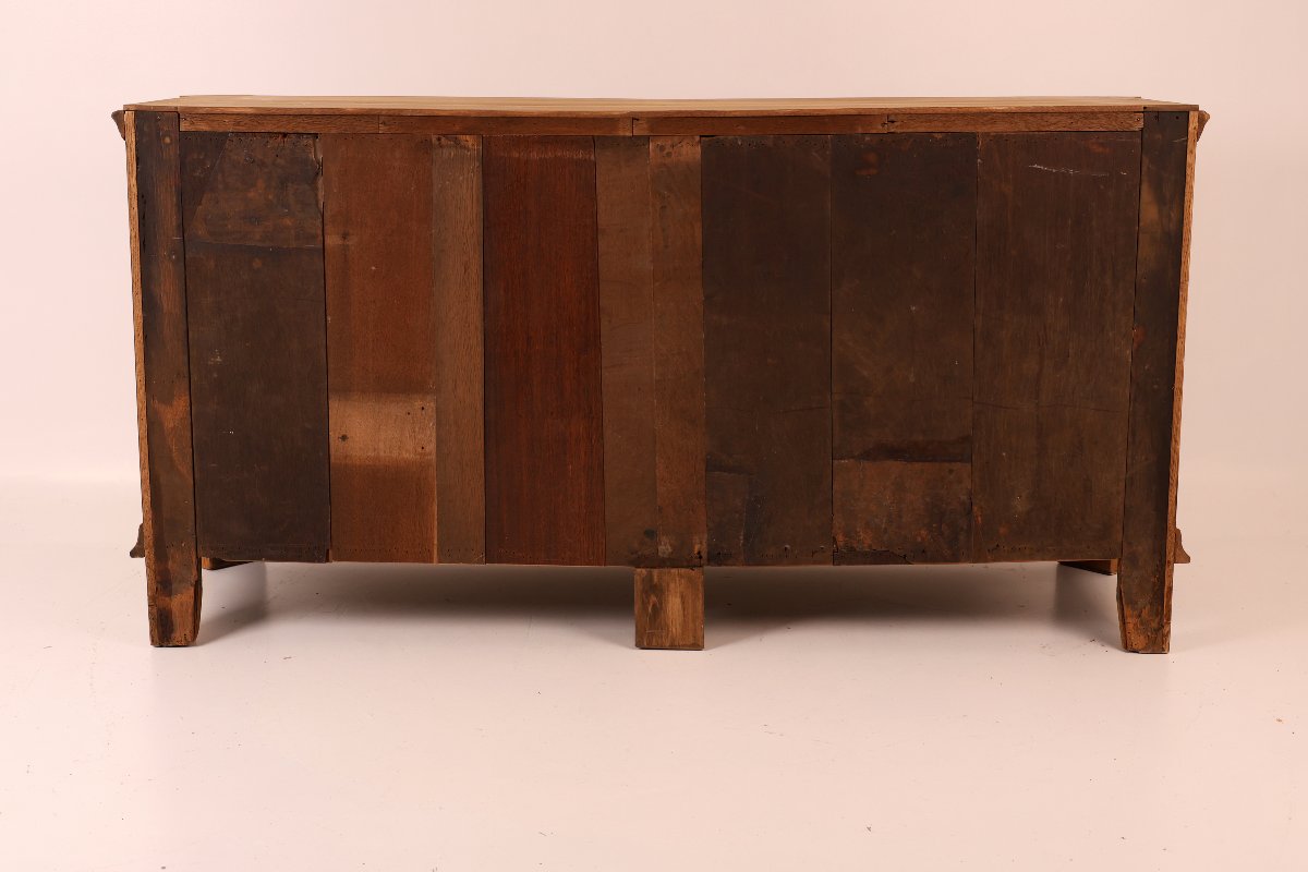 Commode baroque hollandaise du XVIIIᵉ siècle en chêne blanchi, Pays-Bas-photo-4