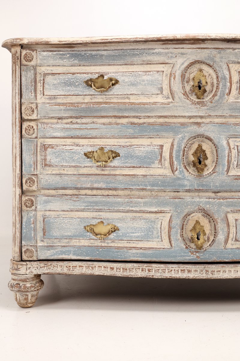 Painted Gustavian-style Chest Of Drawers, Circa 1790-photo-2