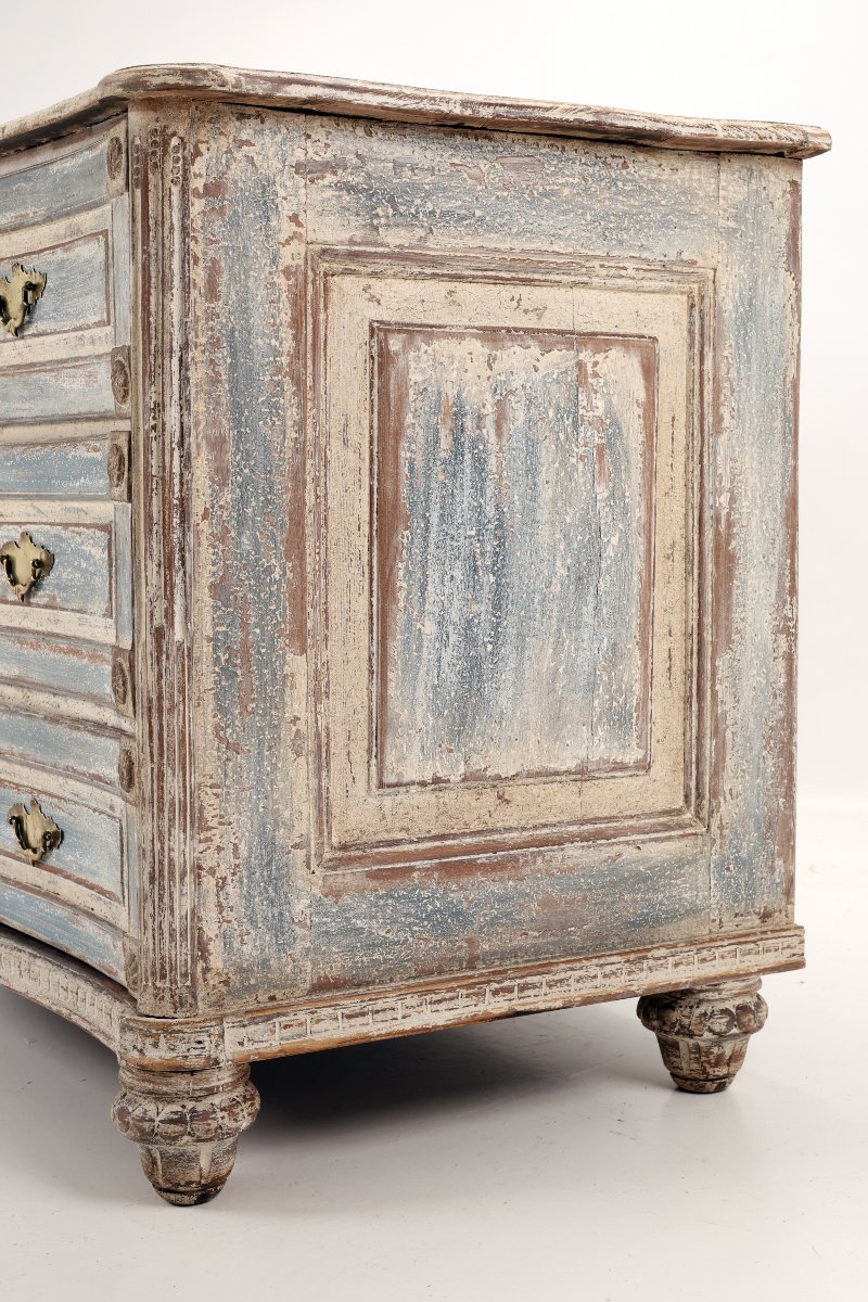 Painted Gustavian-style Chest Of Drawers, Circa 1790-photo-4