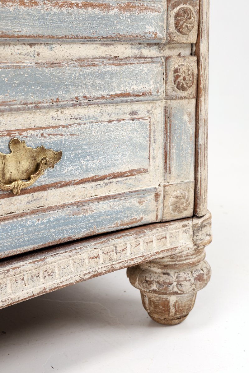 Painted Gustavian-style Chest Of Drawers, Circa 1790-photo-5