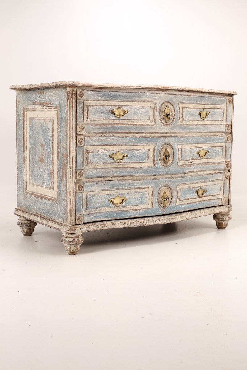 Painted Gustavian-style Chest Of Drawers, Circa 1790-photo-6