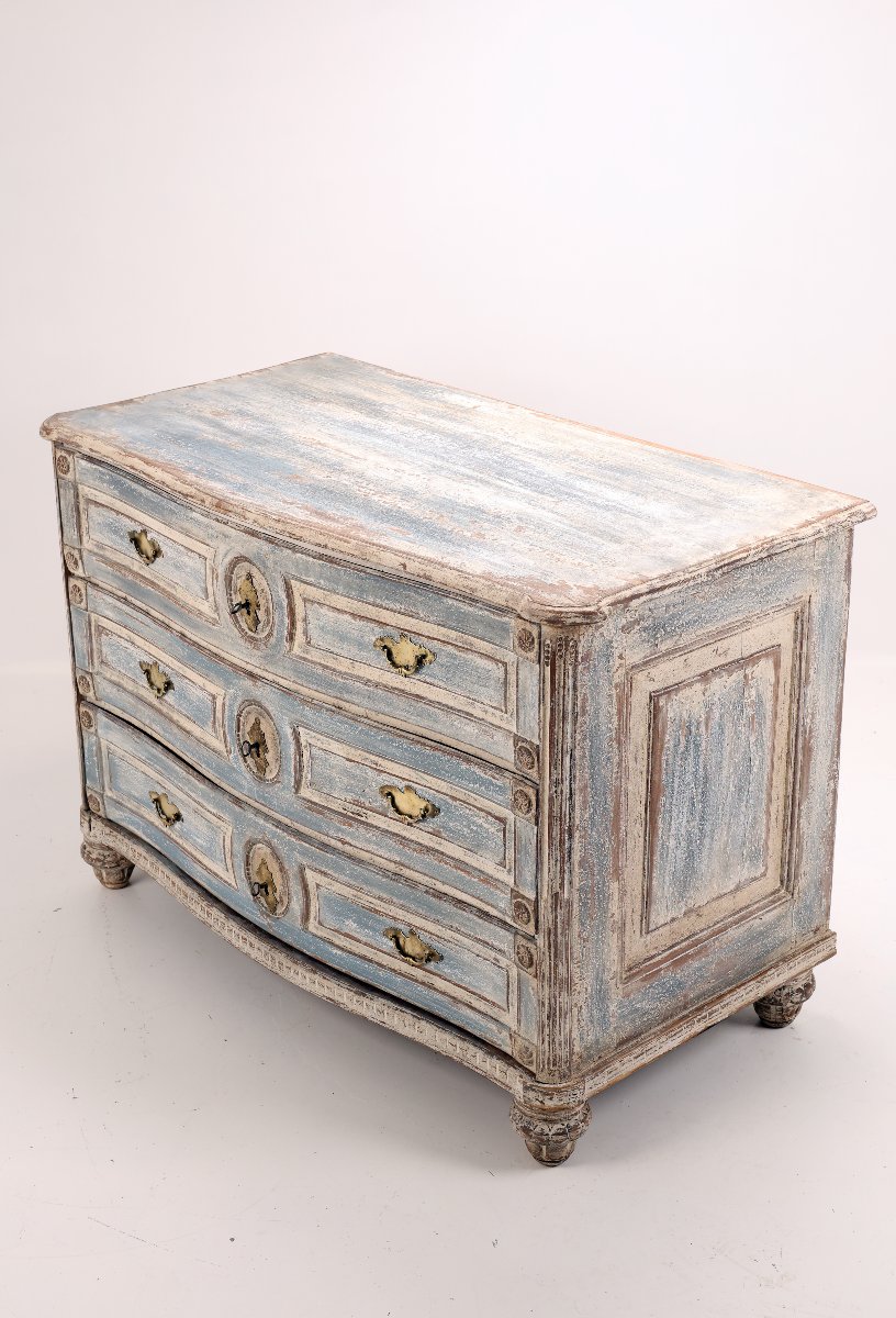 Painted Gustavian-style Chest Of Drawers, Circa 1790