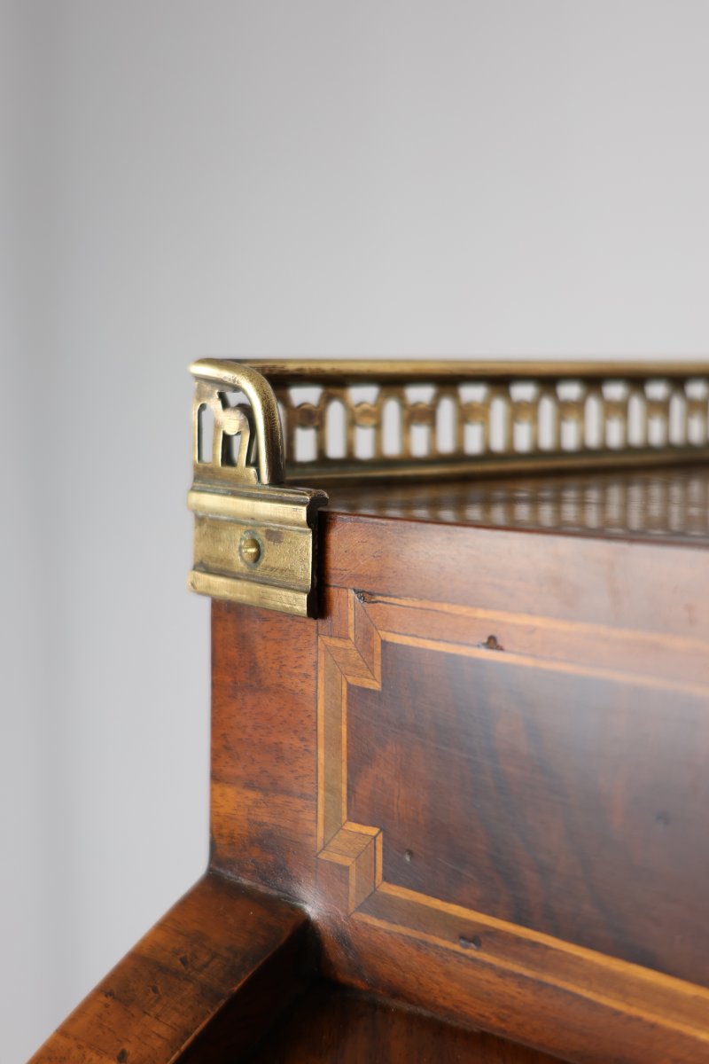Late 18th Century Cylinder Desk With Beautiful Patina, France, Circa 1800-photo-2