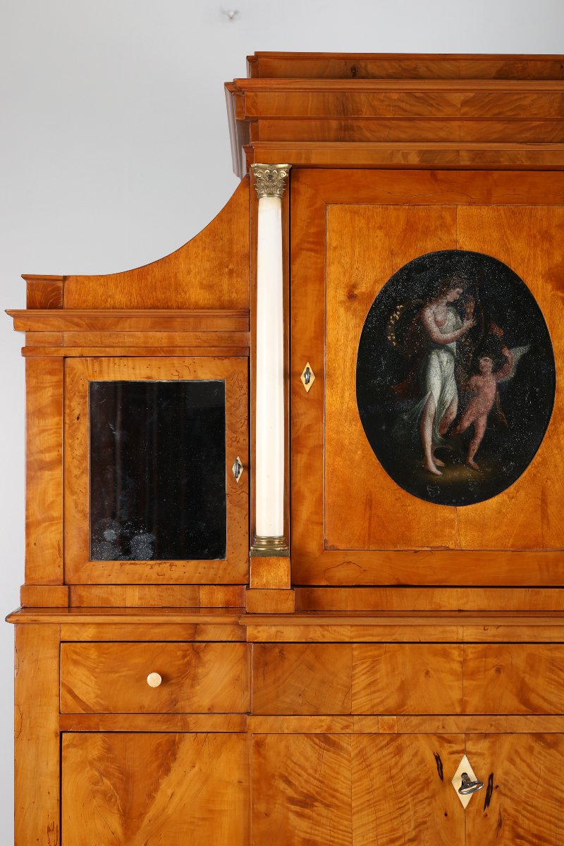 Secrétaire à abattant, vers 1820, Brunswick-photo-4
