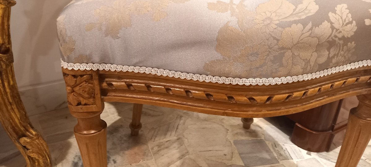Louis XVI Style Chairs Paris Eighteenth Century-photo-2