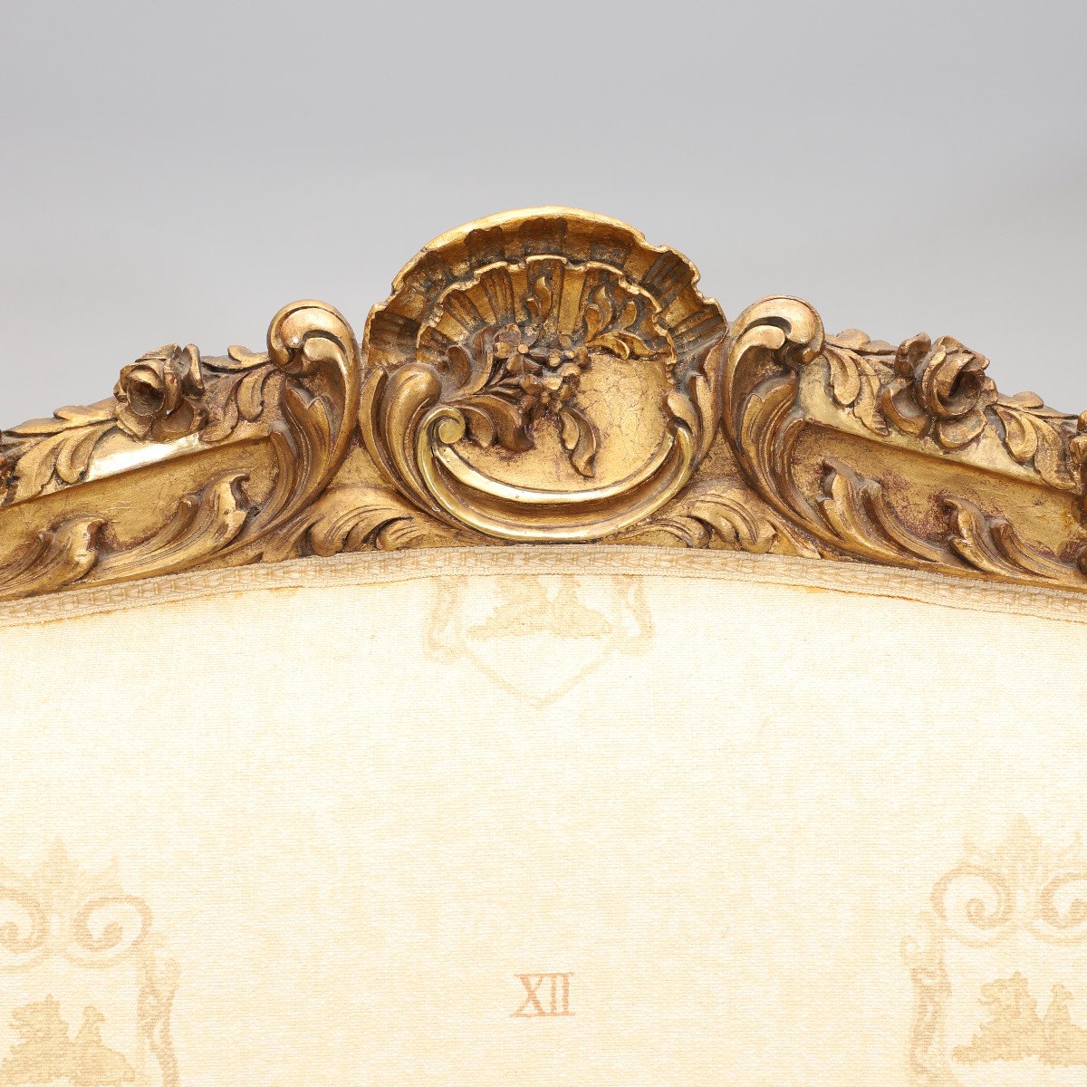 Louis XV Style Golden Sofa, Circa 1870-photo-1